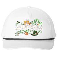 Oktoberfest Funny Beer Hat Pretzel And Edelweiss Snapback Five-Panel Rope Hat