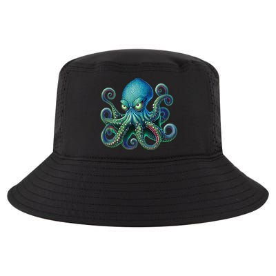 Octopus Fun Cephalopod Sea Creatures Kraken Octopus Cool Comfort Performance Bucket Hat