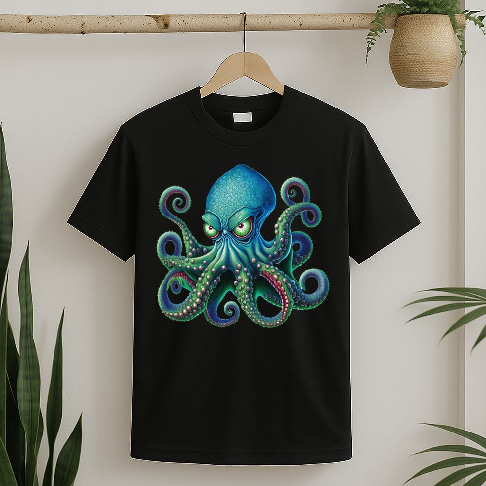 Octopus Fun Cephalopod Sea Creatures Kraken Octopus T-Shirt