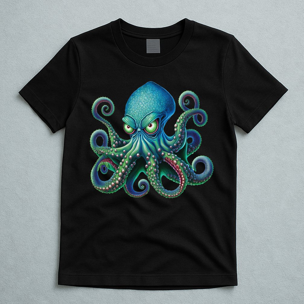 Octopus Fun Cephalopod Sea Creatures Kraken Octopus T-Shirt