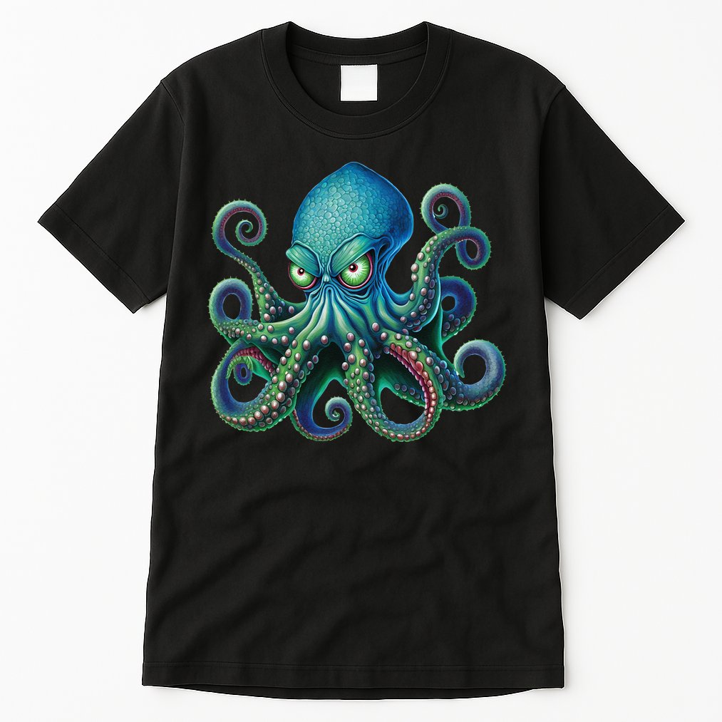 Octopus Fun Cephalopod Sea Creatures Kraken Octopus Tall T-Shirt