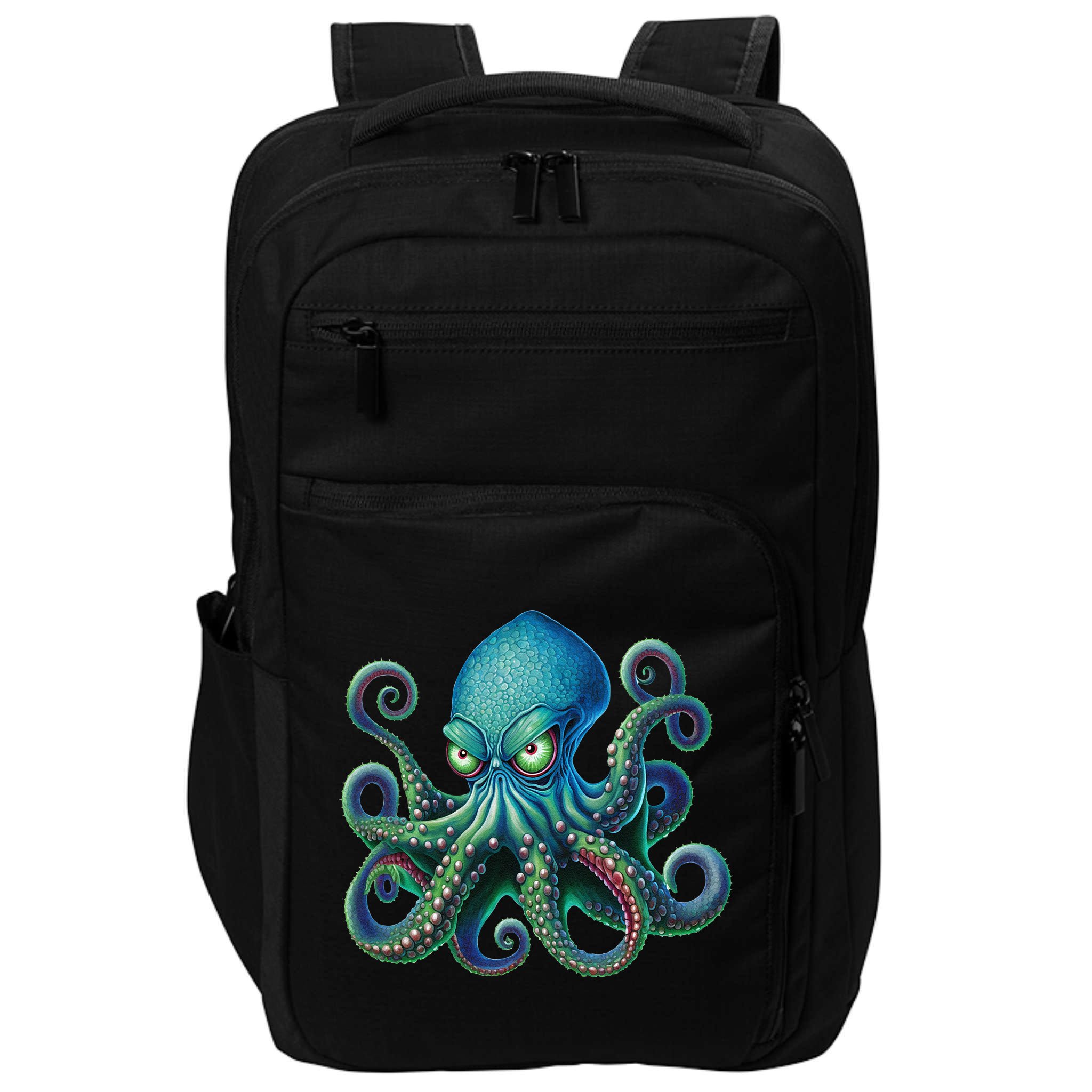 Octopus Fun Cephalopod Sea Creatures Kraken Octopus Impact Tech Backpack