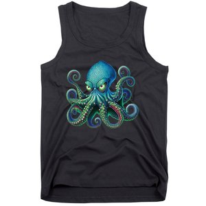 Octopus Fun Cephalopod Sea Creatures Kraken Octopus Tank Top