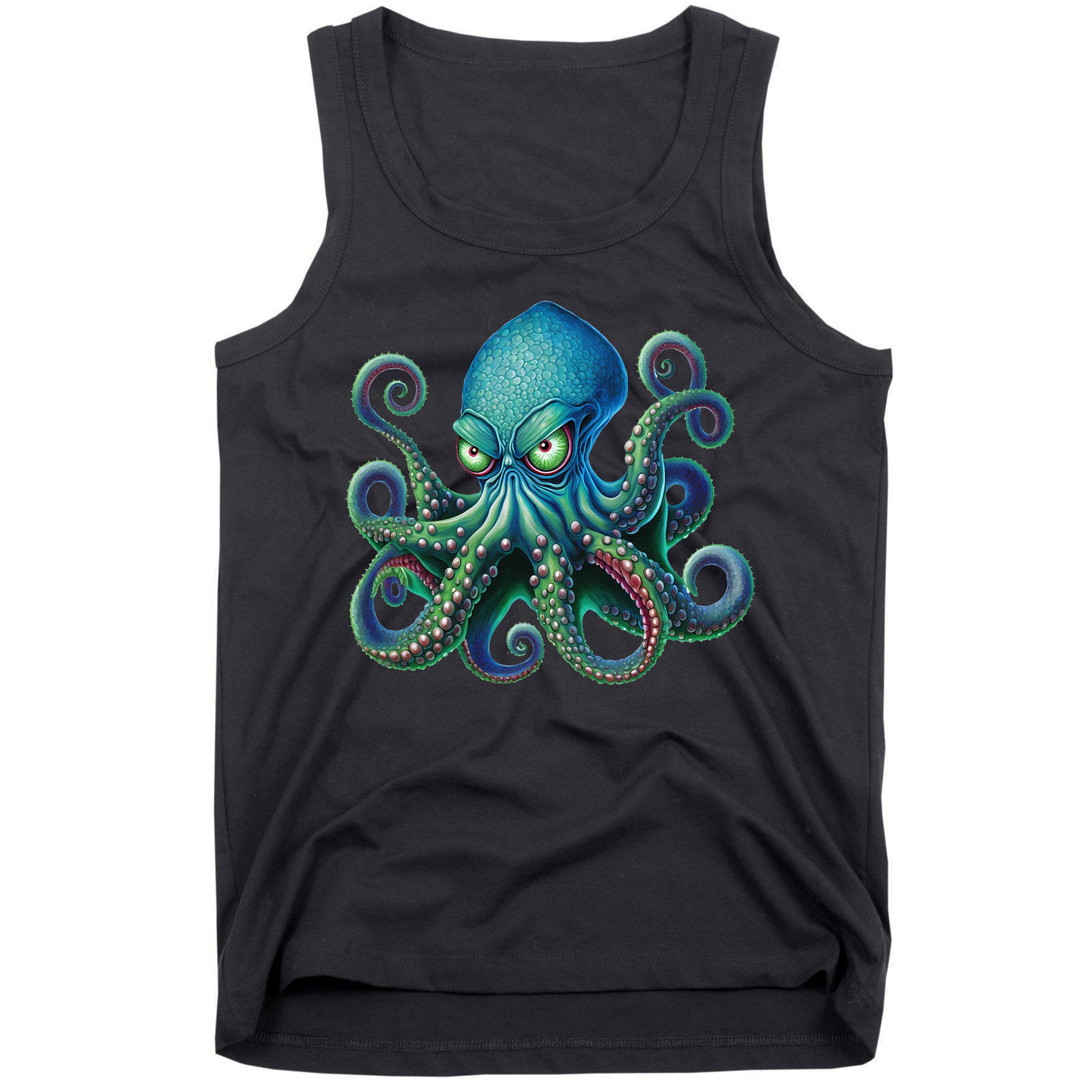Octopus Fun Cephalopod Sea Creatures Kraken Octopus Tank Top