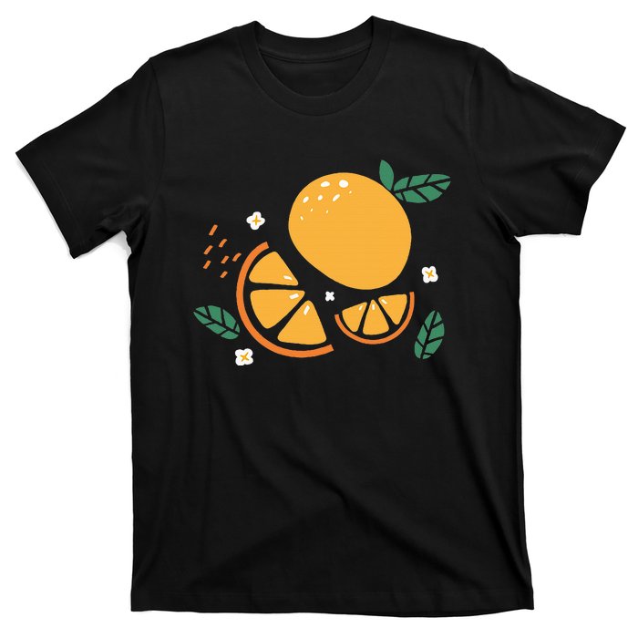 Oranges Fruit Cute Summer Kawaii Food T-Shirt