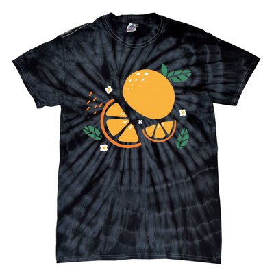 Oranges Fruit Cute Summer Kawaii Food Tie-Dye T-Shirt