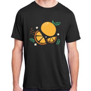 Oranges Fruit Cute Summer Kawaii Food Adult ChromaSoft Performance T-Shirt