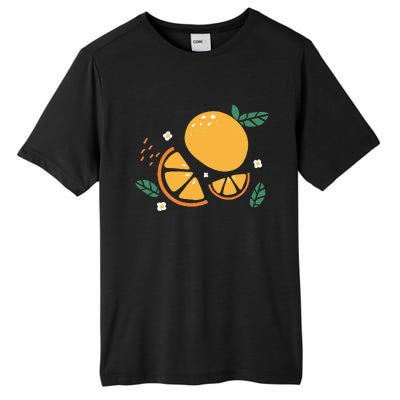 Oranges Fruit Cute Summer Kawaii Food Tall Fusion ChromaSoft Performance T-Shirt