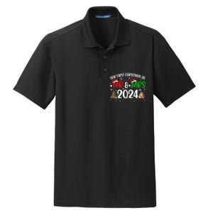 Our First Christmas As Mr & Mrs 2024 Cute Couples Matching Long Sleeve Dry Zone Grid Polo