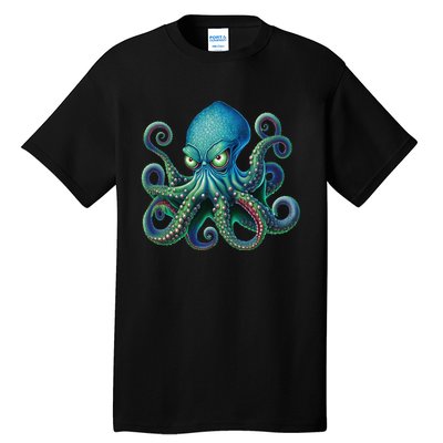 Octopus Fun Cephalopod Sea Creatures Kraken Octopus Tall T-Shirt