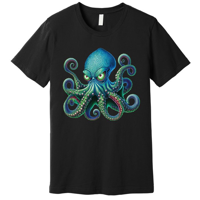 Octopus Fun Cephalopod Sea Creatures Kraken Octopus Premium T-Shirt