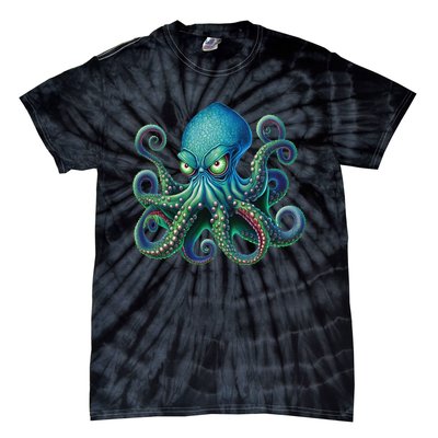 Octopus Fun Cephalopod Sea Creatures Kraken Octopus Tie-Dye T-Shirt