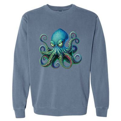 Octopus Fun Cephalopod Sea Creatures Kraken Octopus Garment-Dyed Sweatshirt