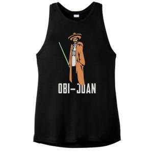 ObiJaun Funny Cinco De Mayo Mexican Movie Nerd Shirt Ladies PosiCharge Tri-Blend Wicking Tank