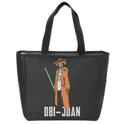 ObiJaun Funny Cinco De Mayo Mexican Movie Nerd Shirt Zip Tote Bag