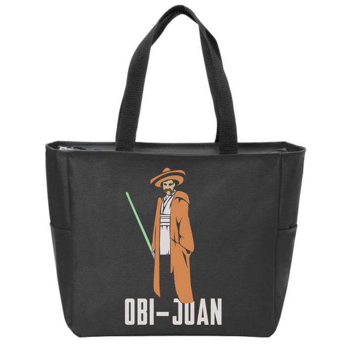 ObiJaun Funny Cinco De Mayo Mexican Movie Nerd Shirt Zip Tote Bag