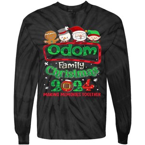 Odom Family Christmas 2024 Making Memories Together Tie-Dye Long Sleeve Shirt