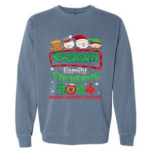 Odom Family Christmas 2024 Making Memories Together Garment-Dyed Sweatshirt