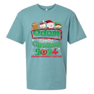 Odom Family Christmas 2024 Making Memories Together Sueded Cloud Jersey T-Shirt