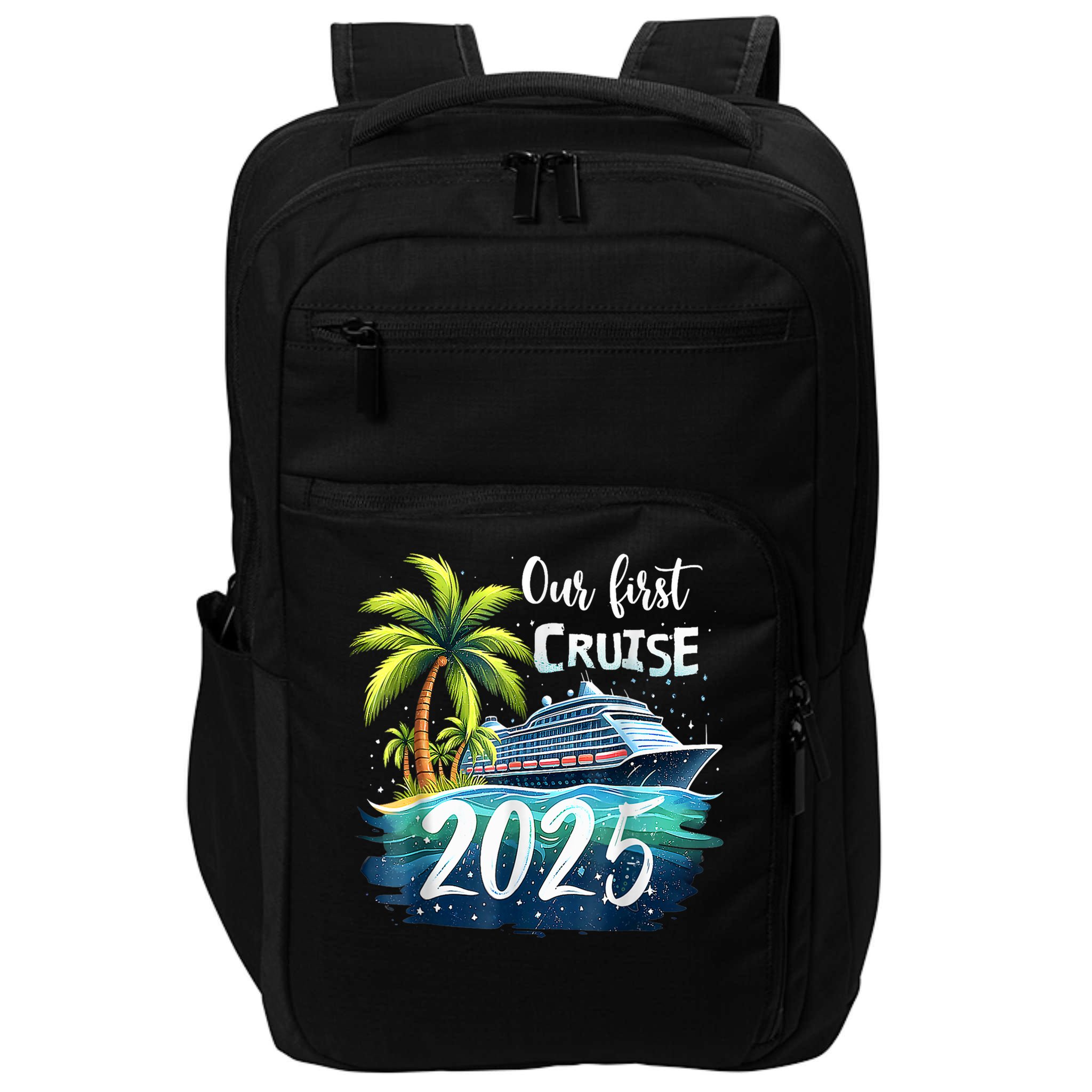 Our First Cruise 2025 Together Family Trip Matching Couples Impact Tech Backpack
