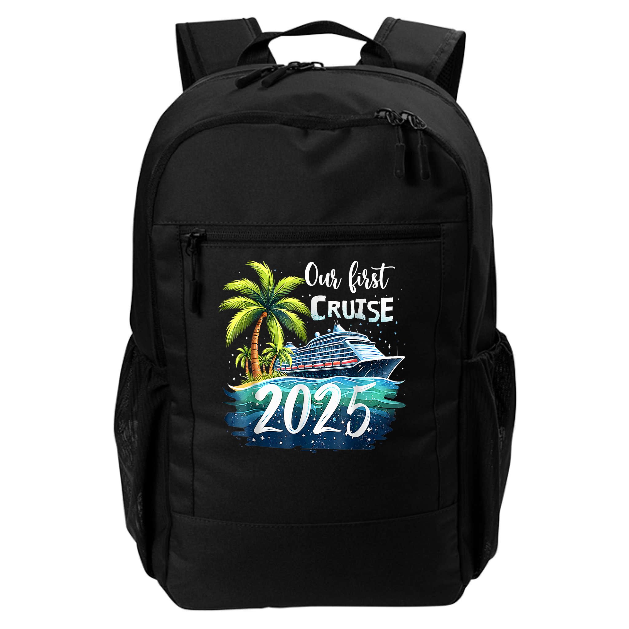 Our First Cruise 2025 Together Family Trip Matching Couples Backpack