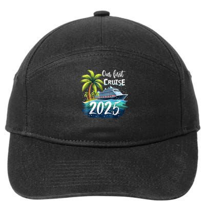 Our First Cruise 2025 Together Family Trip Matching Couples 7-Panel Snapback Hat