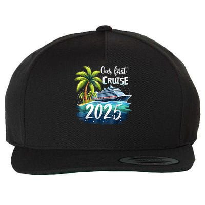 Our First Cruise 2025 Together Family Trip Matching Couples Wool Snapback Cap
