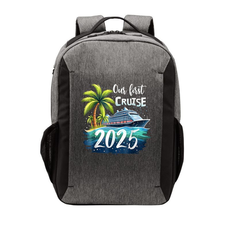Our First Cruise 2025 Together Family Trip Matching Couples Vector Backpack