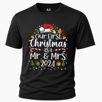 Our First Christmas As Mr And Mrs 2024 Matching Couples Performance Shirt