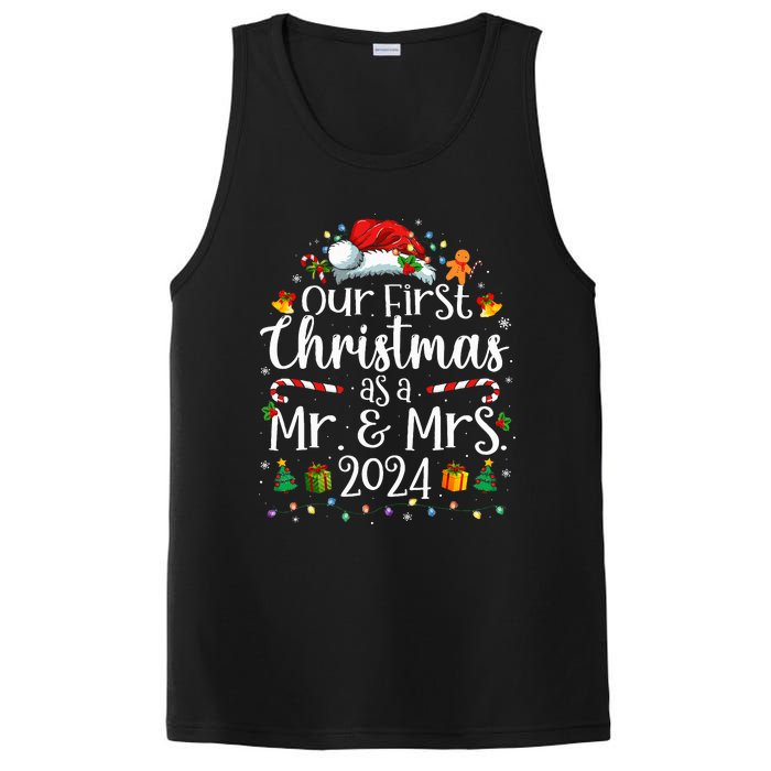 Our First Christmas As Mr And Mrs 2024 Matching Couples PosiCharge Competitor Tank