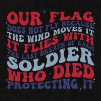 Our Flag Does Not Fly Because The Wind Moves It Ladies PosiCharge Tri-Blend Wicking Tank