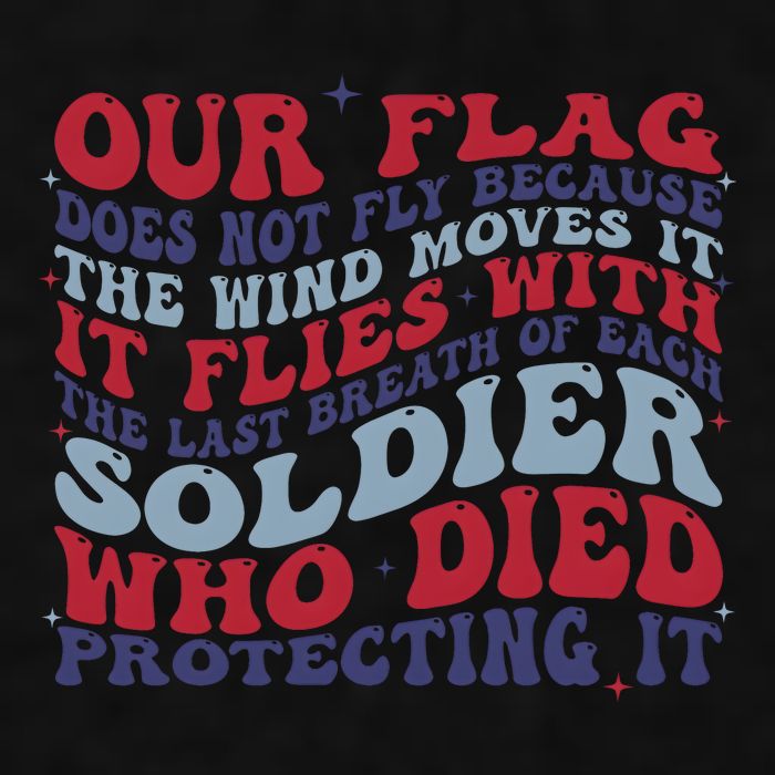 Our Flag Does Not Fly Because The Wind Moves It Ladies PosiCharge Tri-Blend Wicking Tank