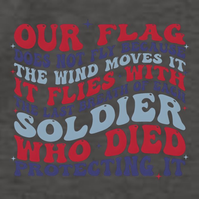 Our Flag Does Not Fly Because The Wind Moves It Vector Backpack