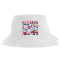Our Flag Does Not Fly Because The Wind Moves It Sustainable Bucket Hat