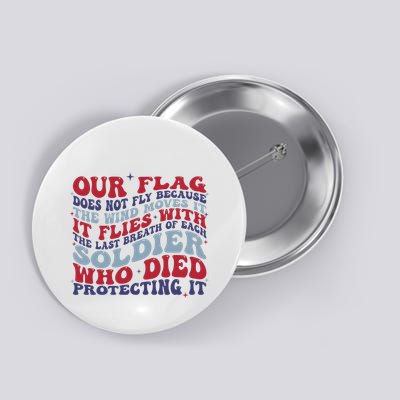 Our Flag Does Not Fly Because The Wind Moves It Button