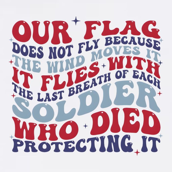 Our Flag Does Not Fly Because The Wind Moves It Button