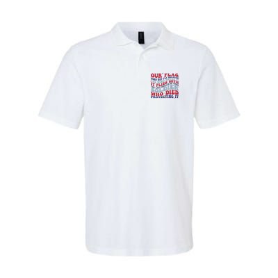 Our Flag Does Not Fly Because The Wind Moves It Polo