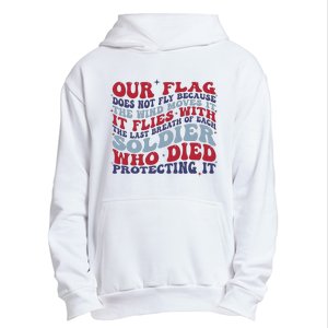 Our Flag Does Not Fly Because The Wind Moves It Urban Pullover Hoodie