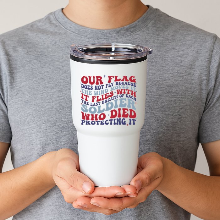 Our Flag Does Not Fly Because The Wind Moves It Tumbler