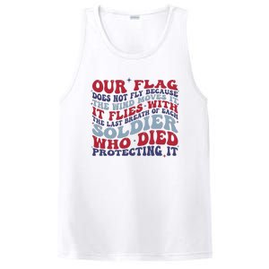 Our Flag Does Not Fly Because The Wind Moves It PosiCharge Competitor Tank