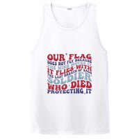 Our Flag Does Not Fly Because The Wind Moves It PosiCharge Competitor Tank