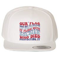 Our Flag Does Not Fly Because The Wind Moves It Wool Snapback Cap