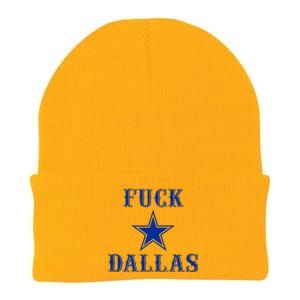 Official Fuck Dallas Western Style Design Knit Cap Winter Beanie