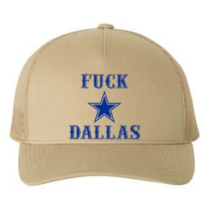 Official Fuck Dallas Western Style Design Yupoong Adult 5-Panel Trucker Hat