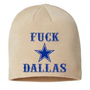 Official Fuck Dallas Western Style Design Sustainable Beanie