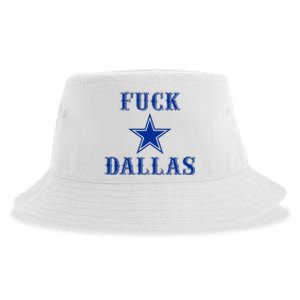 Official Fuck Dallas Western Style Design Sustainable Bucket Hat