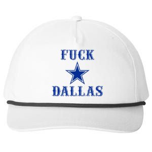 Official Fuck Dallas Western Style Design Snapback Five-Panel Rope Hat