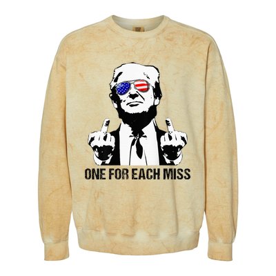 One For Each Miss Trump Vote Trump 2024 Colorblast Crewneck Sweatshirt