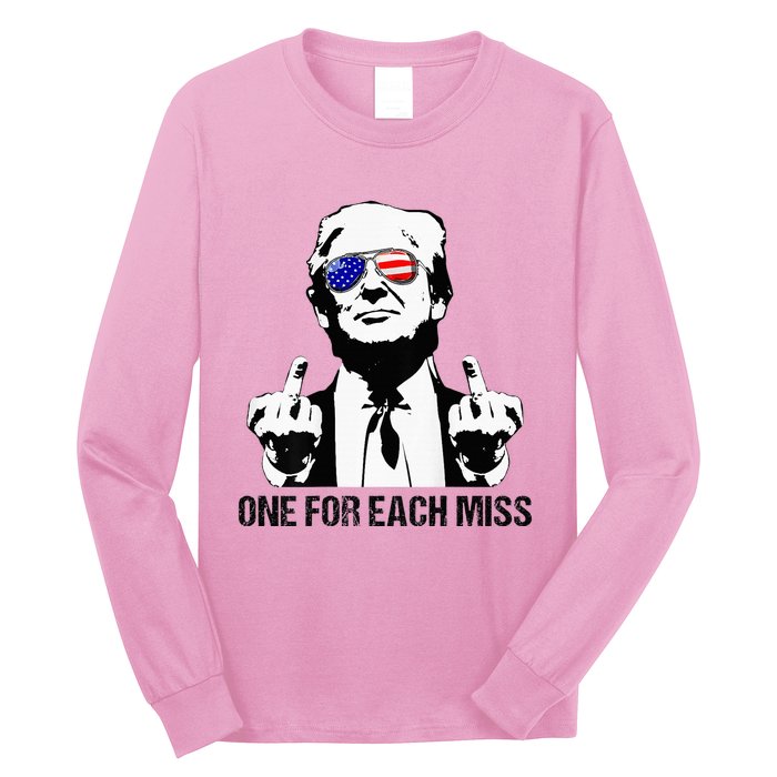 One For Each Miss Trump Vote Trump 2024 Long Sleeve Shirt