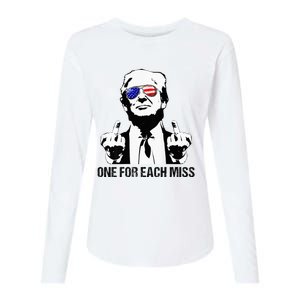 One For Each Miss Trump Vote Trump 2024 Womens Cotton Relaxed Long Sleeve T-Shirt